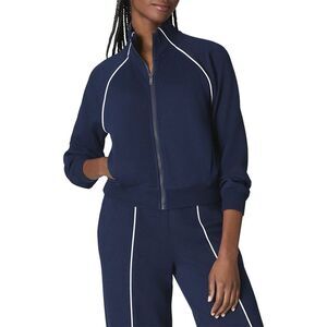 Spanx® Womens  Airpique Track Jacket, Blue